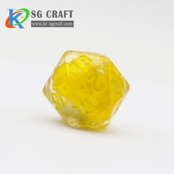 SG-Yellow Translucent Liquid Dice 
