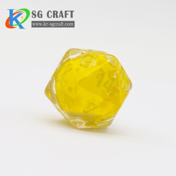 SG-Yellow Translucent Liquid Dice 