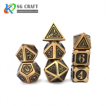 New Metal Dice Set 