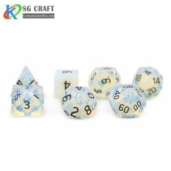 Opal stone Dice