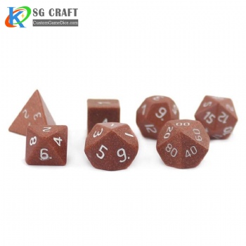 Gold stone Dice