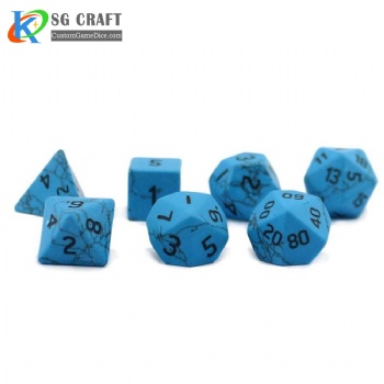 blue stone Dice