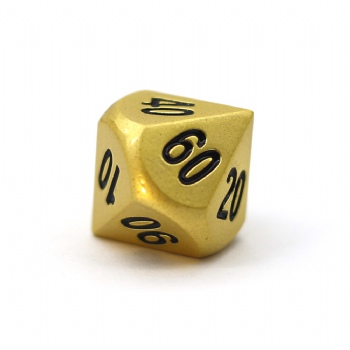 PEARL GOLD METAL D10% DICE