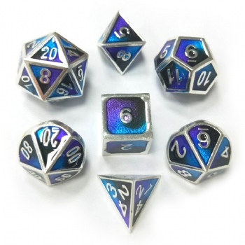 3 Colors Mixed Enamel Metal Dice