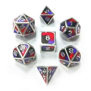 3 Colors Mixed Enamel Metal Dice