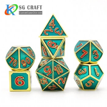 SGMXD-3D Number Style (7) dice set