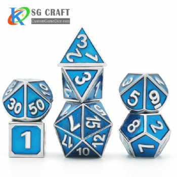SGMXD-3D Number Style (9) dice set