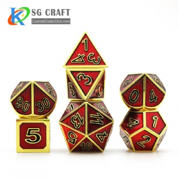 SGMXD-3D Number Style (11) dice set