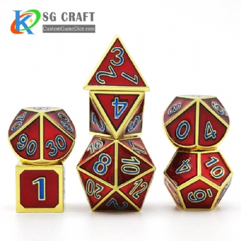 SGMXD-3D Number Style (14) dice set
