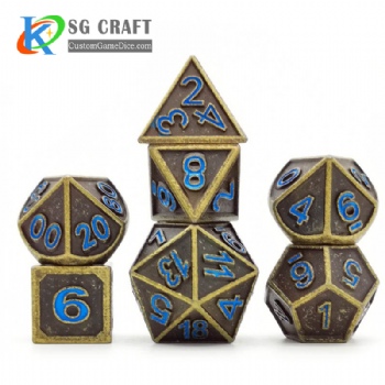 SGMXD-3D Number Style (17) dice set