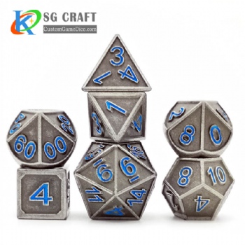 SGMXD-3D Number Style (18) dice set