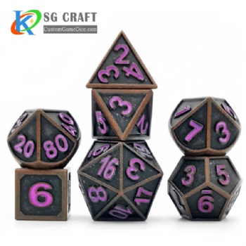 SGMXD-3D Number Style (19) dice set