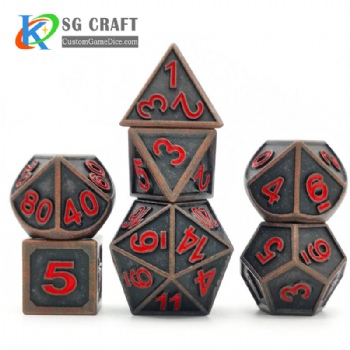 SGMXD-3D Number Style (20) dice set