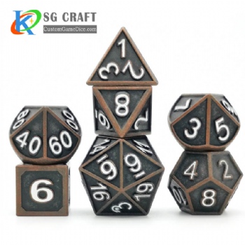 SGMXD-3D Number Style (21) dice set