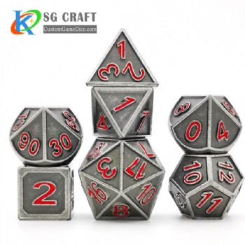 SGMXD-3D Number Style (26) dice set