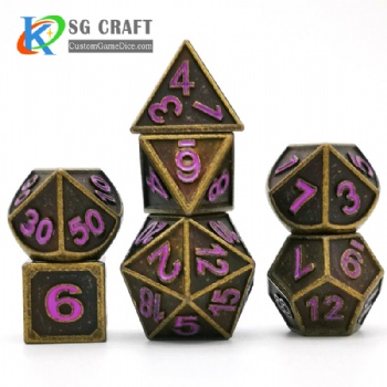 SGMXD-3D Number Style (28) dice set