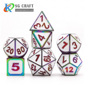 SGMXD-3D Number Style (38) dice set
