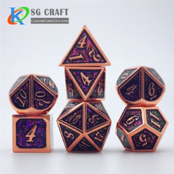 SGMXD-Italic Number (3) dice set