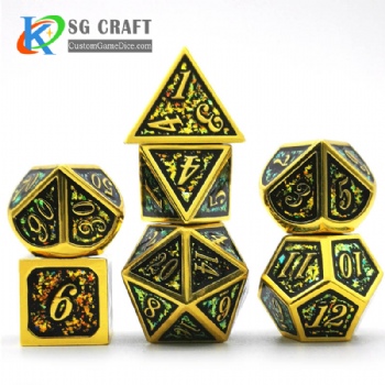 SGMXD-Italic Number (5) dice set