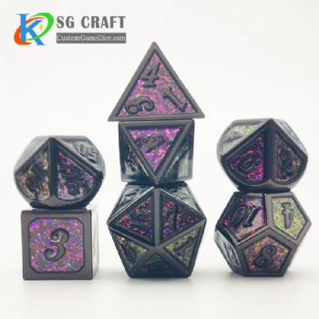 SGMXD-Italic Number (6) dice set