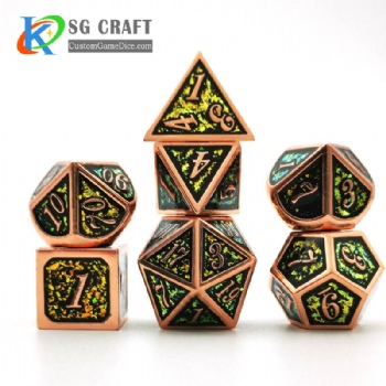 SGMXD-Italic Number (7) dice set