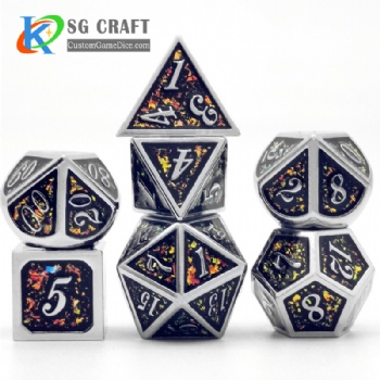 SGMXD-Italic Number (10) dice set