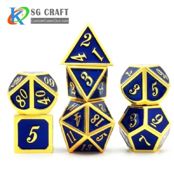 SGMXD-Italic Number (12) dice set