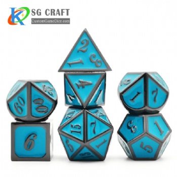 SGMXD-Italic Number (13) dice set