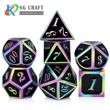 SGMXD-Italic Number (16) dice set