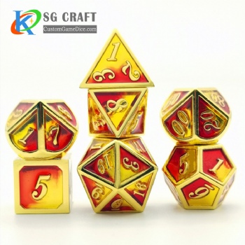 SGMXD-Italic Number (17) dice set