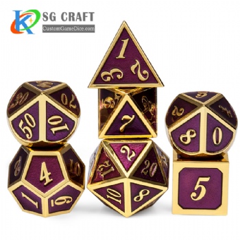 SGMXD-Italic Number (21) dice set