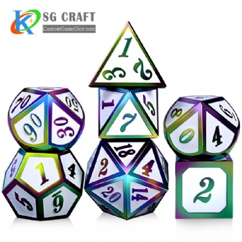 SGMXD-Italic Number (25) dice set