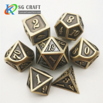 SGMXD-Italic Number (29) dice set