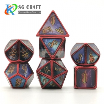 SGMXD-Flashing Lightning (2) dice set