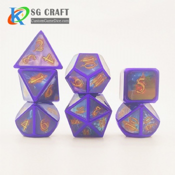 SGMXD-Flashing Lightning (3) dice set