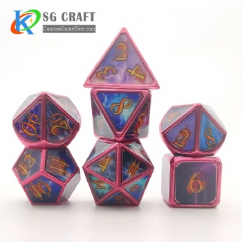 SGMXD-Flashing Lightning (4) dice set