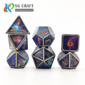 SGMXD-Flashing Lightning (6) dice set