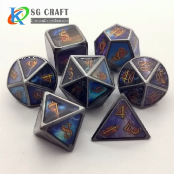 SGMXD-Flashing Lightning (8) dice set