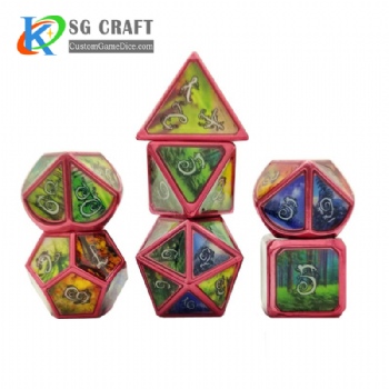 SGMXD-Forest (2) dice set