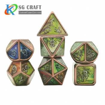 SGMXD-Forest (7) dice set