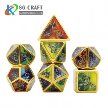 SGMXD-Forest (8) dice set