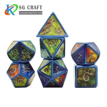 SGMXD-Forest (9) dice set