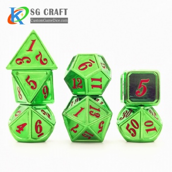 Dice Handbags Metal Dnd Custom Dice Set