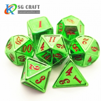 Custom Metal Dice Cnc Dice 10 sided