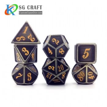 Polyhedral Metal Gaming Dice Dnd Dice