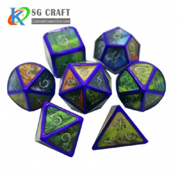 Dice Dnd Game Custom Polyhedral Metal 16mm Dice