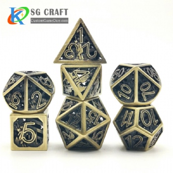 SGMXD-Hollow out Statue of Liberty style (2) dice set