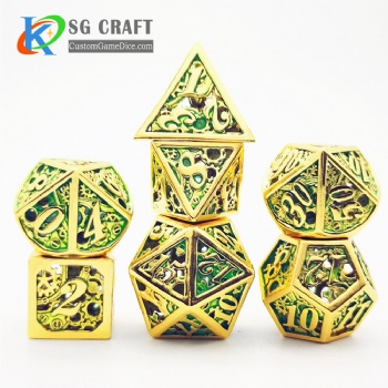 SGMXD-Hollow out machine style (2) dice set