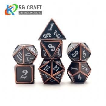 SGMXD-Recessed Numbers (10) dice set