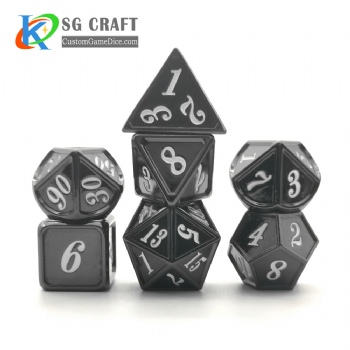 SGMXD-Recessed Numbers (11) dice set